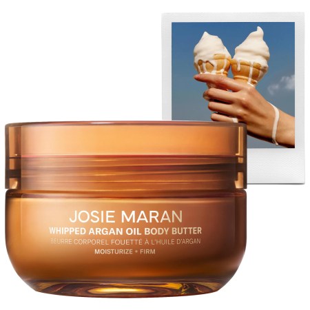 Josie Maran Vanilla Vibezzz - Whipped Argan Oil Refillable Firming Body Butter Jar
