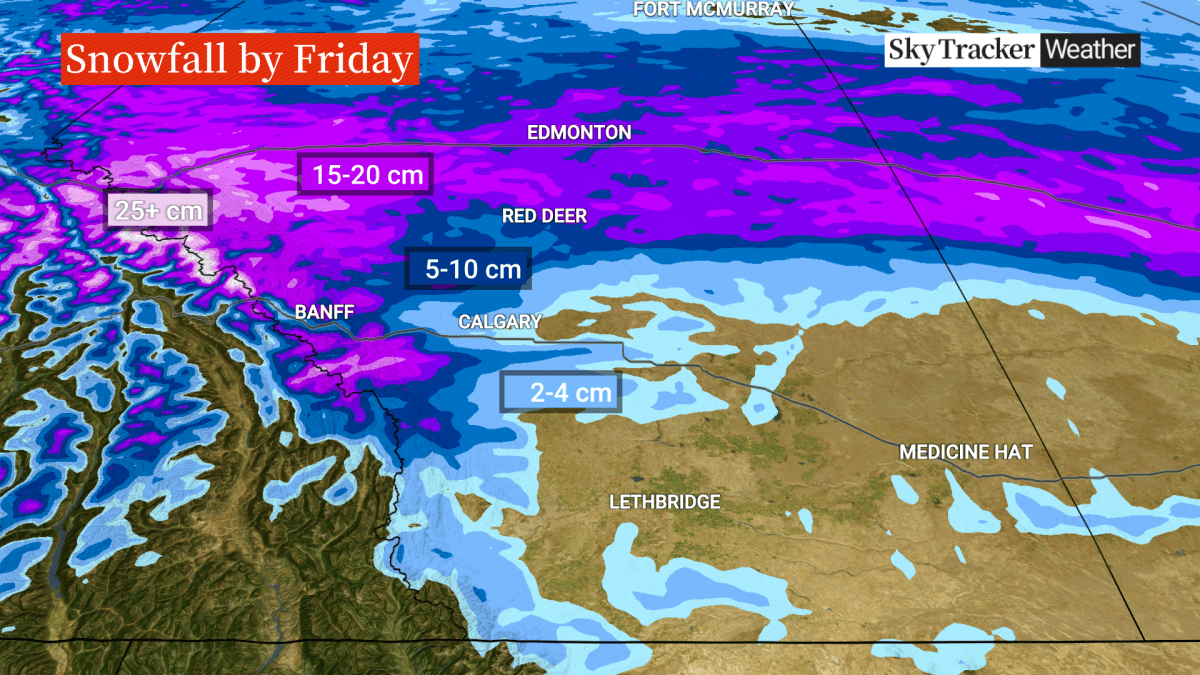 With double digit temperatures in places like Banff on Wednesday, followed by up to 25 cm of more snow, means avalanche conditions in the Rocky Mountains are expected to get even worse.