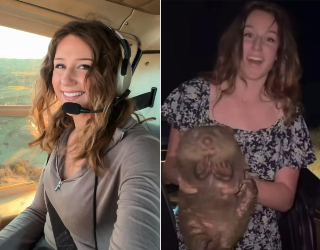 Sam Jones left Australia after she was widely panned for picking up a baby wombat and carrying it away from its mother.