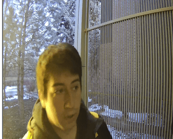 Calgary police say the person of interest is about 5’8” tall, with a medium build, brown hair and brown eyes.