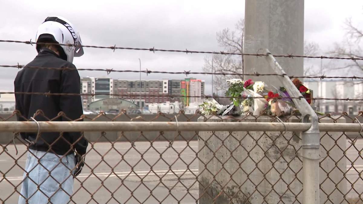 Calgary police say a 16-year-old boy was killed Wednesday morning after a collision with another vehicle caused his to crash into a concrete sign abutment and burst into flames.