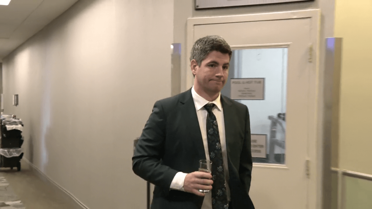 Const. Ian Solven at an RCMP Code of Conduct hearing on Tuesday, March 11, 2025. 