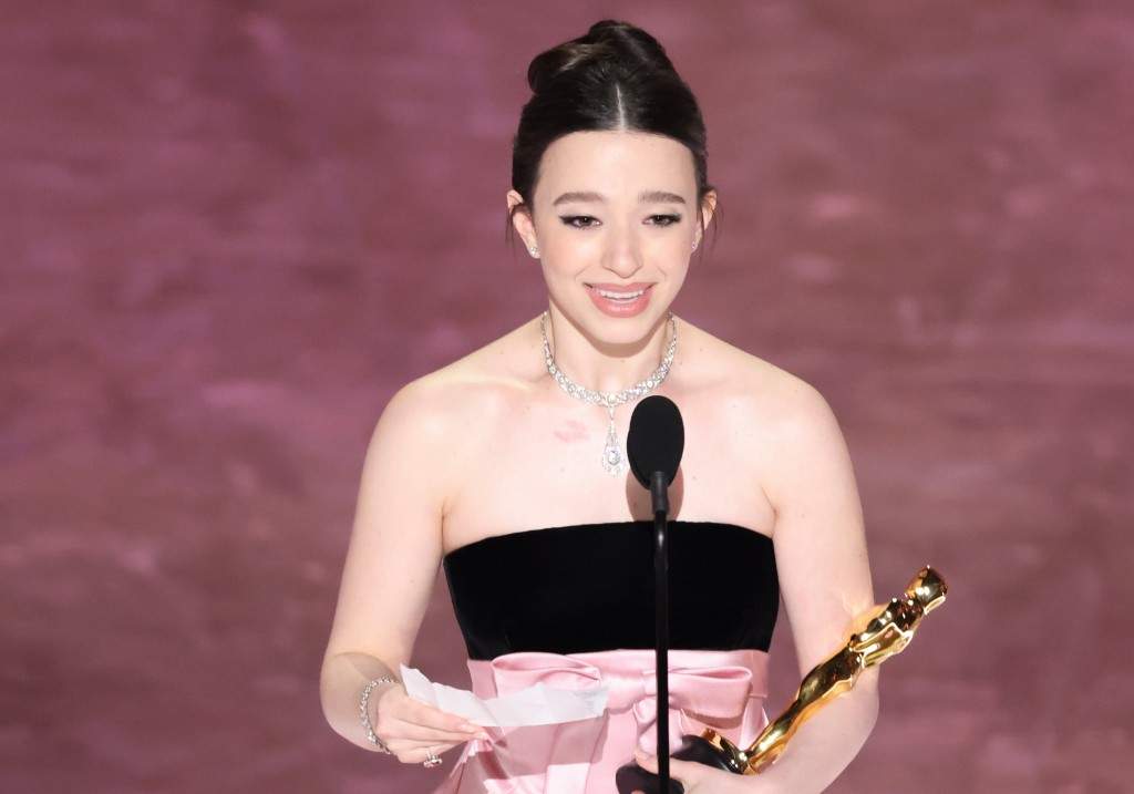 Mikey Madison at the 97th Oscars held at the Dolby Theatre on March 2, 2025 in Hollywood, California.