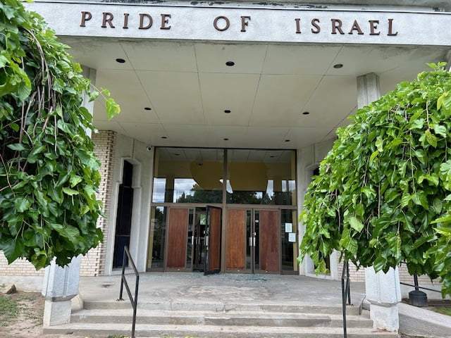 The Pride of Israel synagogue was allegedly one of five targeted by Amir Arvahi Azar during an 8-month antisemitic hate crime spree.