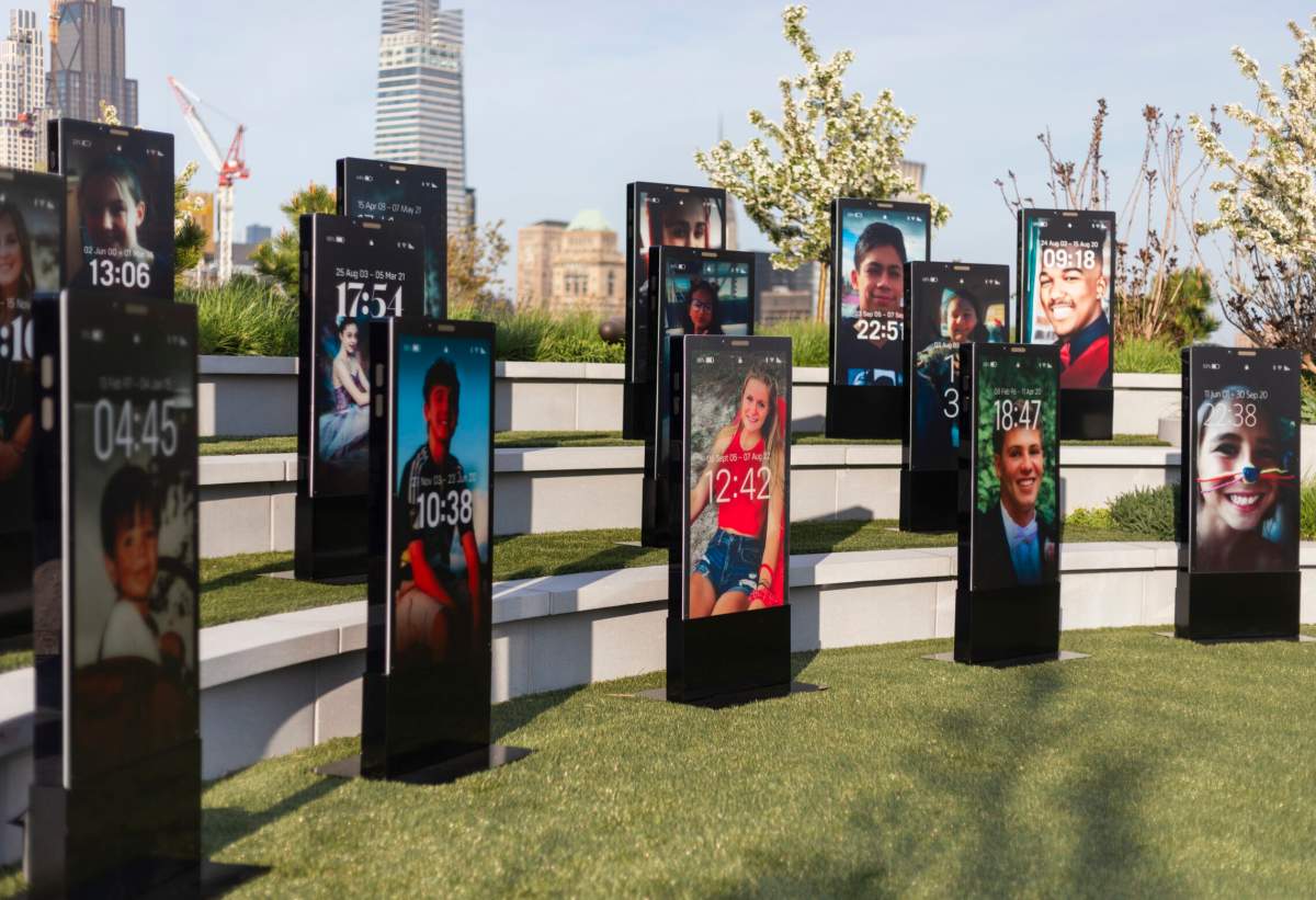 The Lost Screen Memorial in New York City.