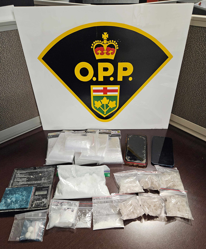 A photo of the drugs OPP say they seized.