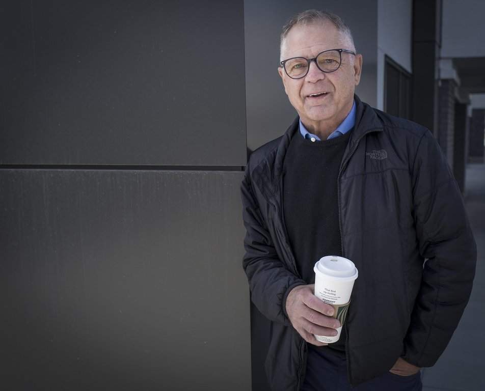 Conservative MP Len Webber, who isn't running in the 2025 federal election after 20 years in politics, relaxes in Calgary, Thursday, April 17, 2025.