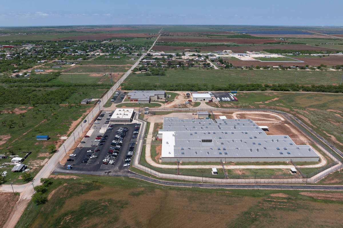 Bluebonnet Detention Center on Thursday, April 24, 2025, in Anson, Texas.