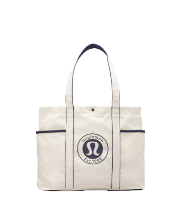 Daily Multi-Pocket Canvas Tote Bag 20L