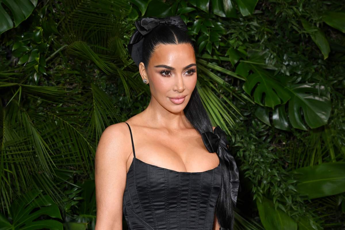 Kim Kardashian at the CHANEL and Charles Finch Pre-Oscar Awards Dinner held at The Polo Lounge on March 01, 2025 in Beverly Hills, California.
