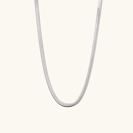 Mejuri Bold Herringbone Chain Necklace