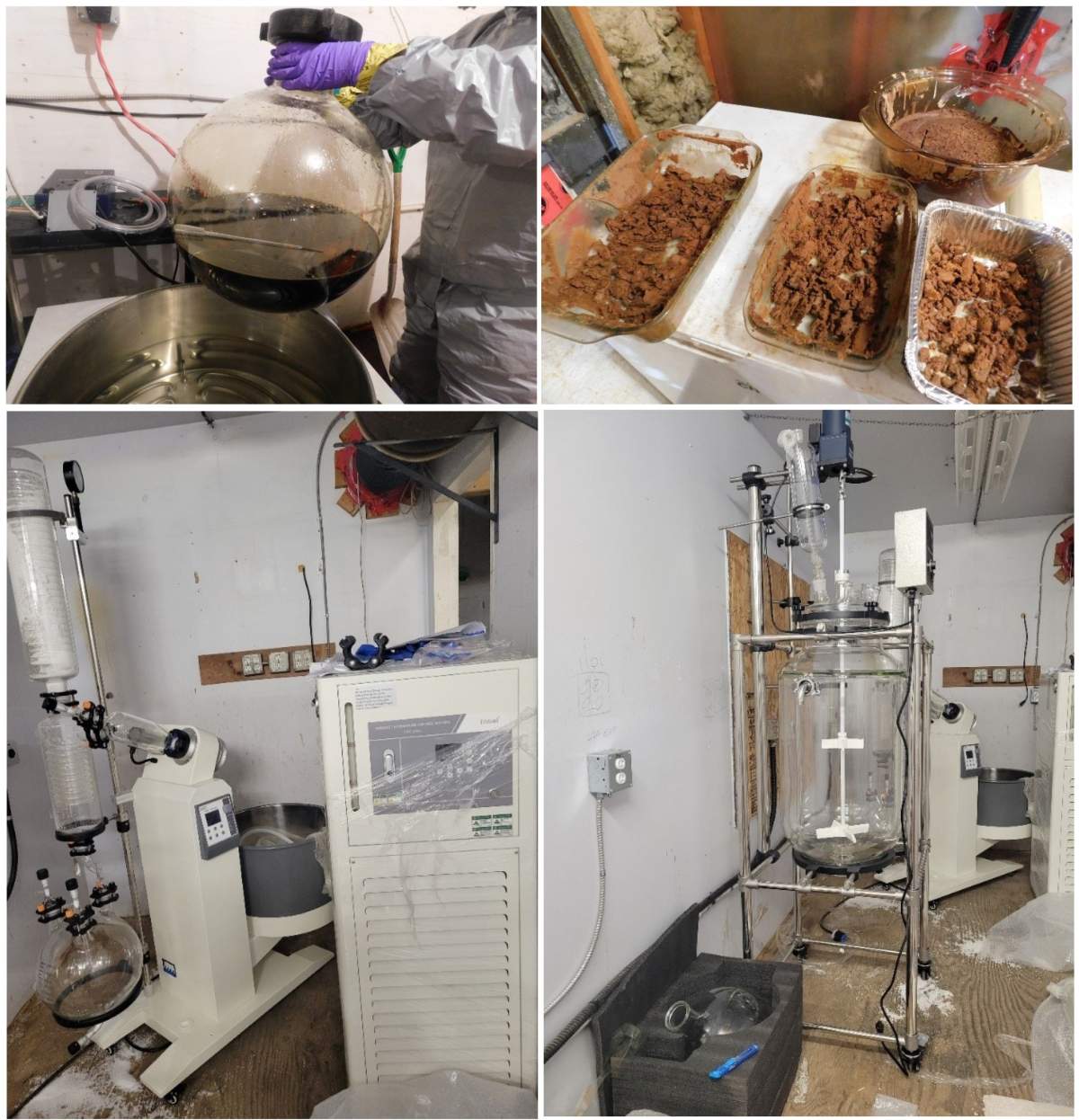 Police said the drug labs were sophisticated and were equipped with specialized chemical processing equipment often found in academic and professional research facilities.