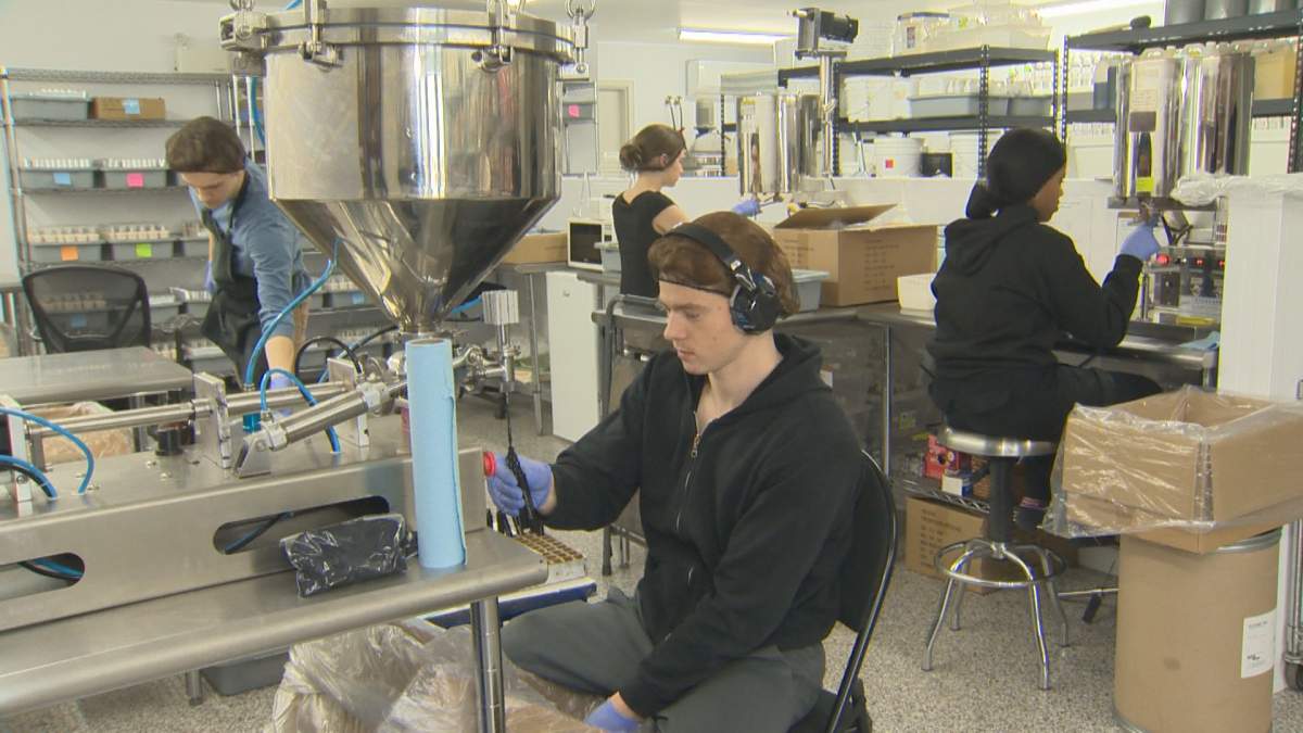 Pure Anada Cosmetics manufactures makeup, skin and hair products at a factory near Miami. Man. The Buy Canadian reaction to U.S. tariffs has business booming.