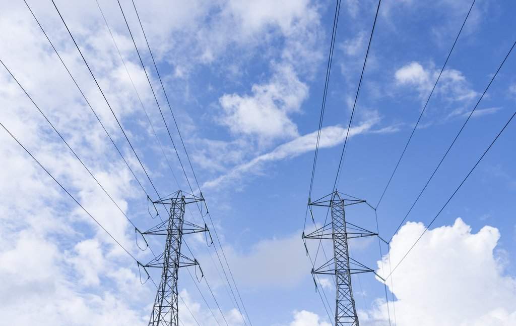 Electricity producer Capital Power Corp. says its profit fell during the first quarter of 2025 as revenues and other income decreased. Hydro towers are seen in Montreal, Wednesday, Aug. 30, 2023.