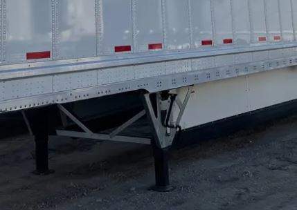 A semi-truck's landing gear is described as the piece of equipment that helps keep a trailer level when it's unhooked from it's tractor.