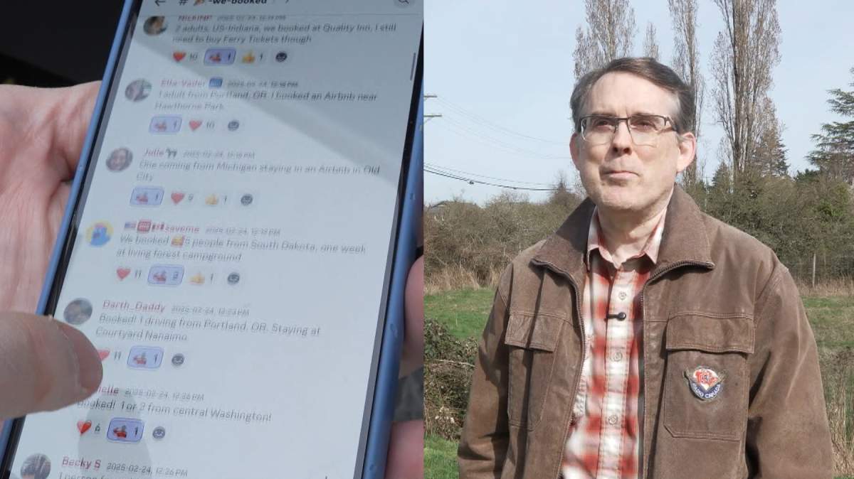 Nanaimo resident, Tod Maffin, said within 72 hours of posting a video urging Americans to come for a visit, he had more than 2,000 replies.