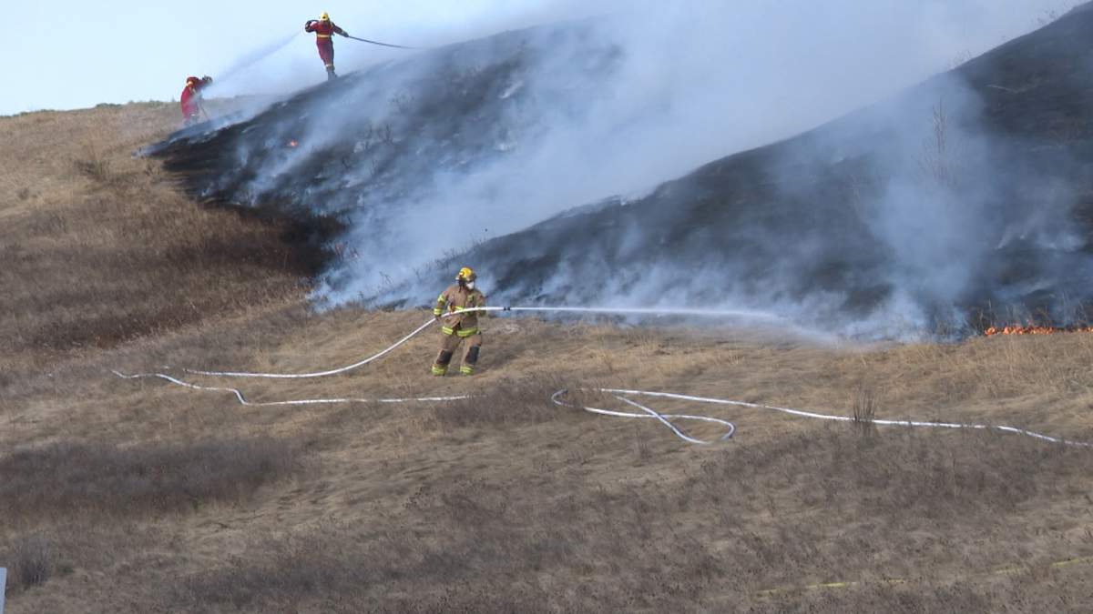 Calgary fire crews said they were able to get the fire under control just before 9 a.m.