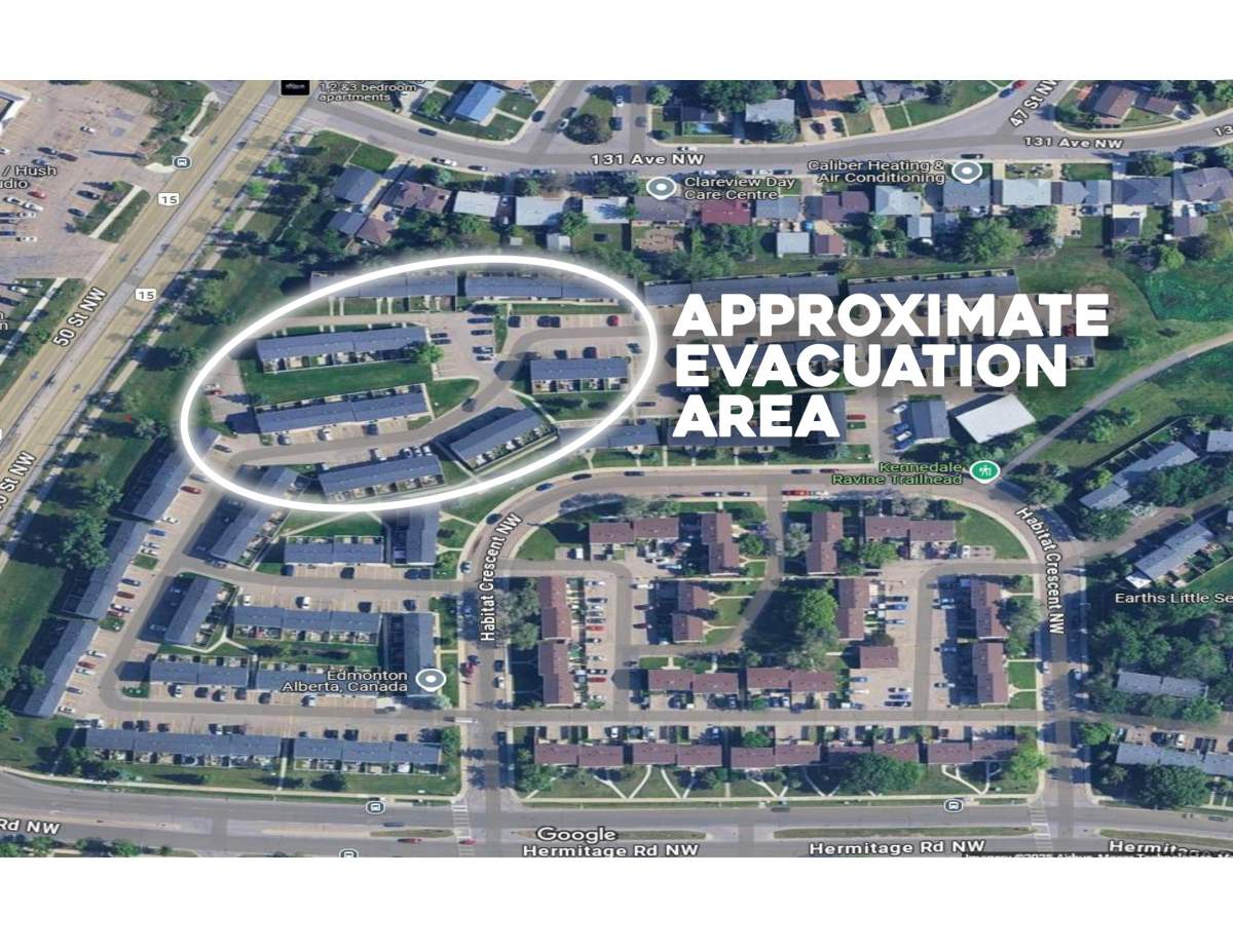 Edmonton neighbourhood evacuation due to suspected explosive materials found - image