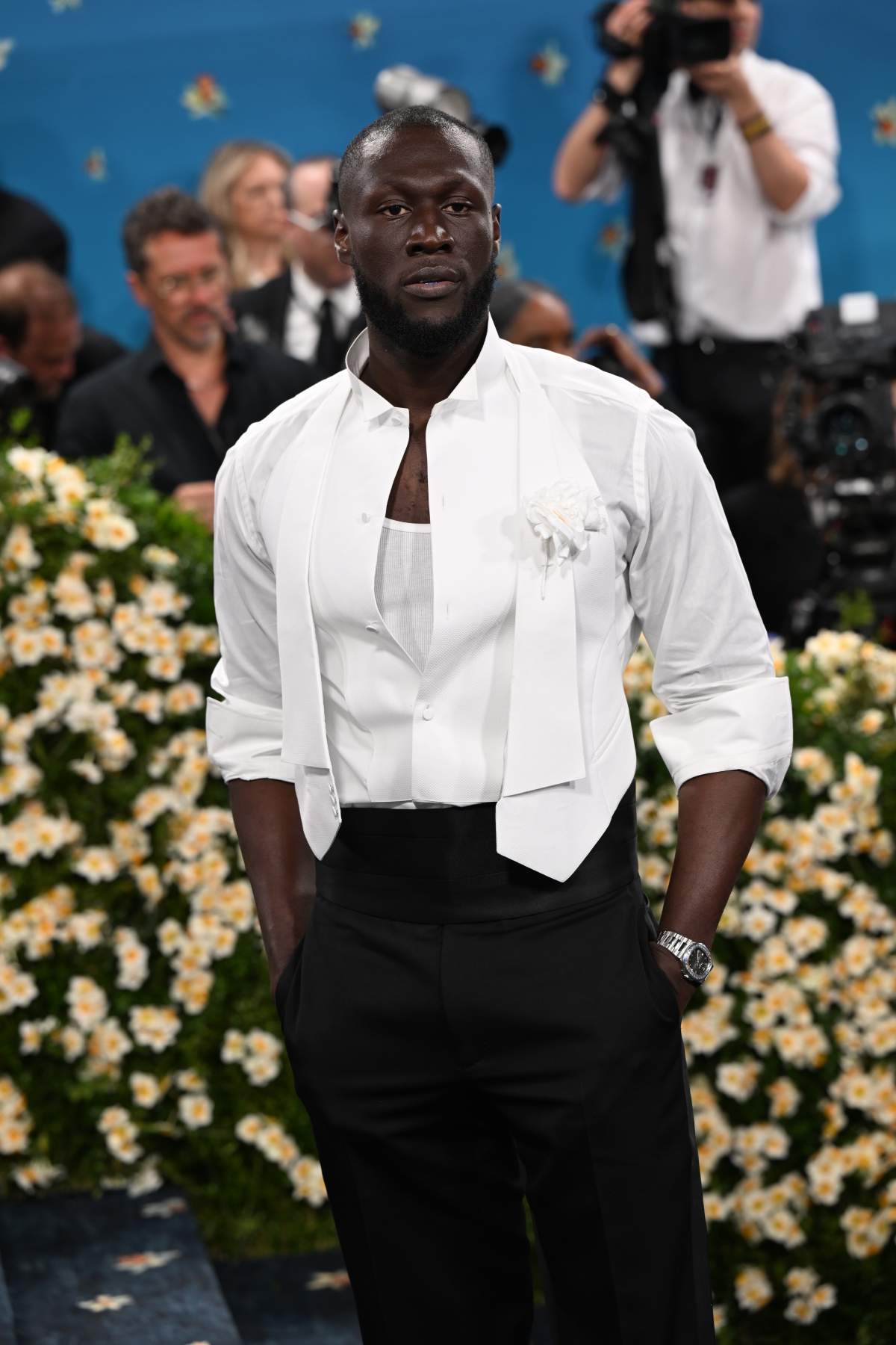 Stormzy attending the Metropolitan Museum of Art Costume Institute Benefit Gala 2025 in New York, USA.