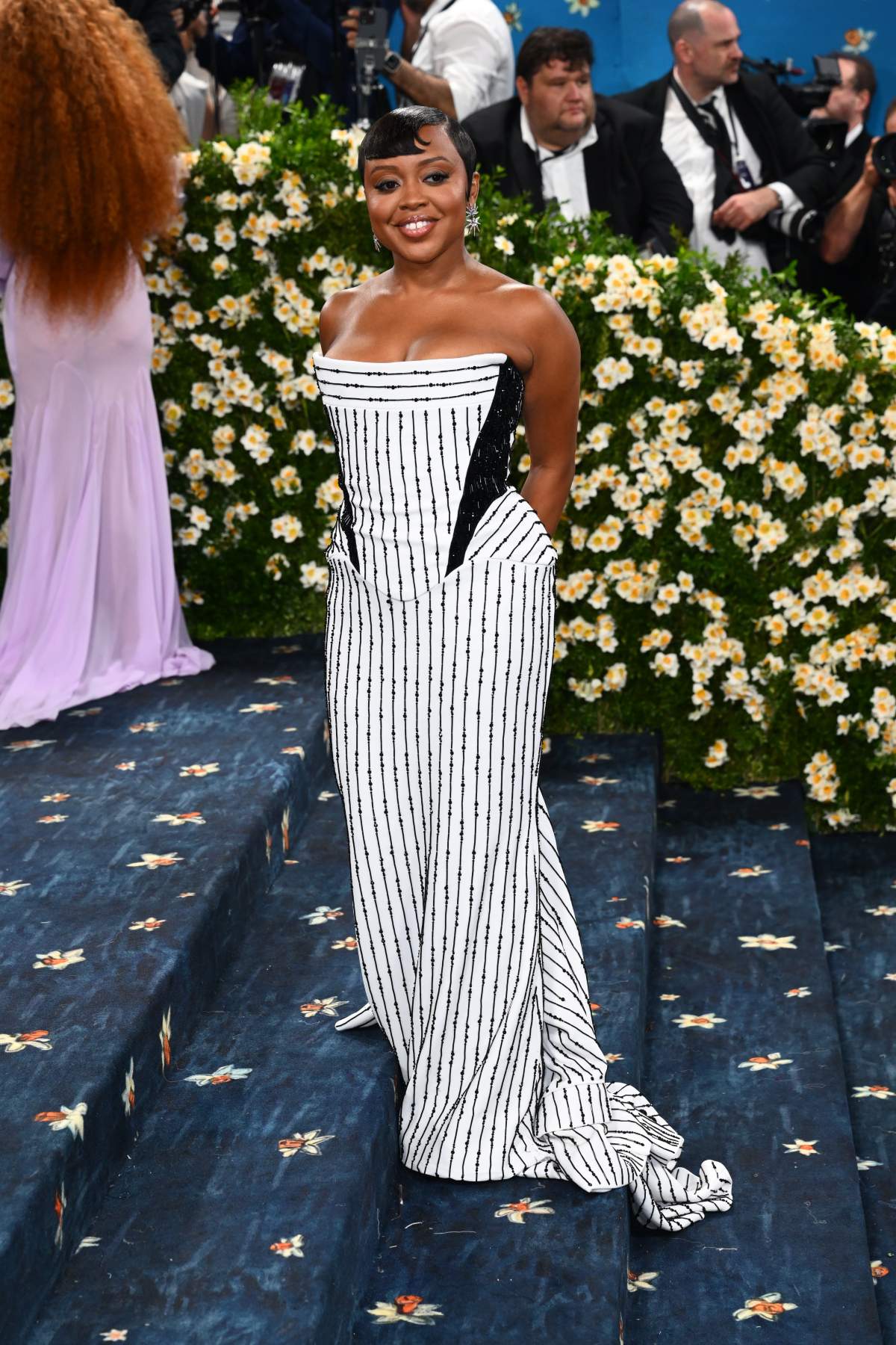 Quinta Brunson attending the Metropolitan Museum of Art Costume Institute Benefit Gala 2025 in New York, USA.
