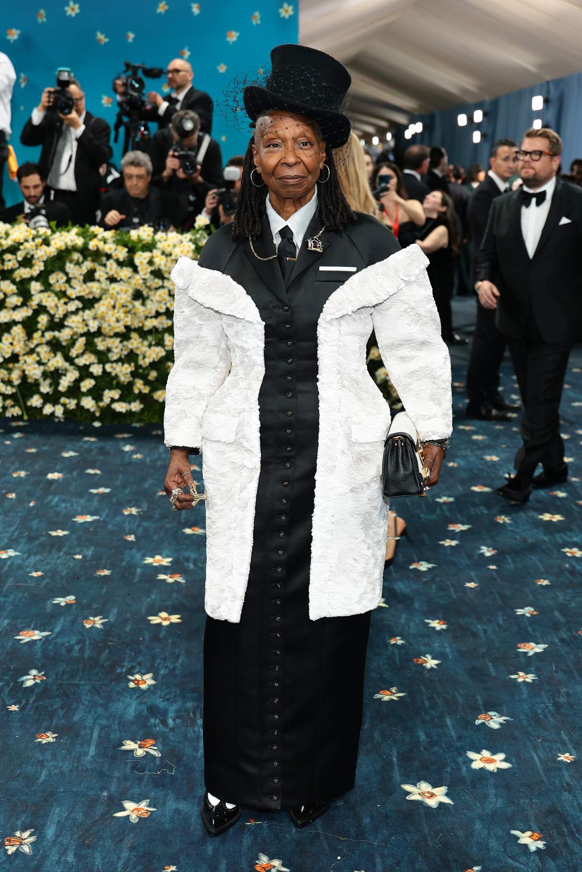 Whoopi Goldberg attends the 2025 Met Gala Celebrating "Superfine: Tailoring Black Style" at Metropolitan Museum of Art on May 05, 2025 in New York City.