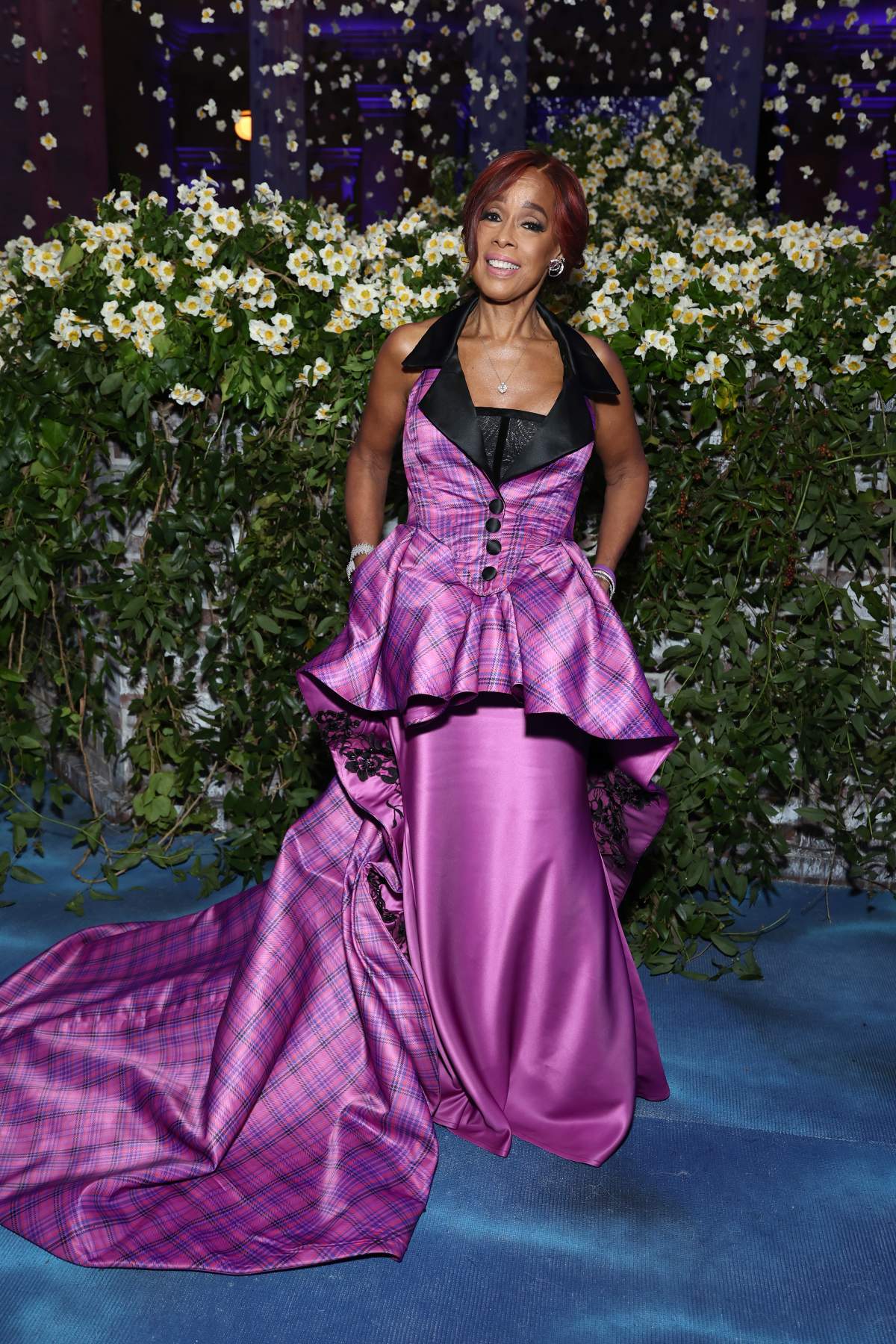 Gayle King attends the 2025 Met Gala Celebrating "Superfine: Tailoring Black Style" at Metropolitan Museum of Art on May 05, 2025 in New York City.