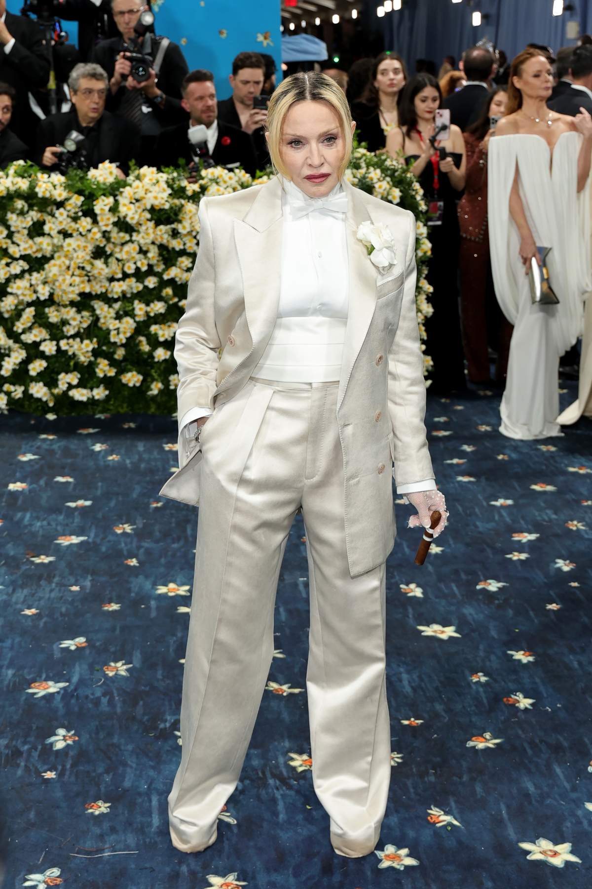 Madonna attends the 2025 Met Gala celebrating ‘Superfine: Tailoring Black Style’ at the Metropolitan Museum of Art on May 5, 2025 in New York City.