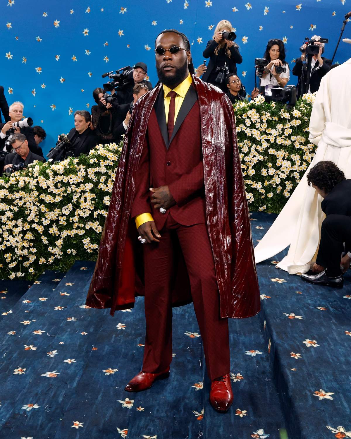 Burna Boy attends "Superfine: Tailoring Black Style", the 2025 Costume Institute Benefit, at Metropolitan Museum of Art on May 05, 2025 in New York City.