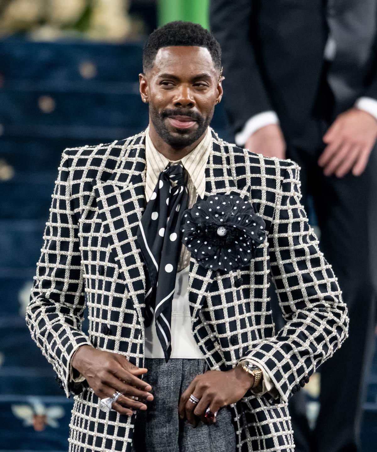 Actor Colman Domingo arrives to The 2025 Met Gala Celebrating "Superfine: Tailoring Black Style" at The Metropolitan Museum of Art on May 05, 2025 in New York City.