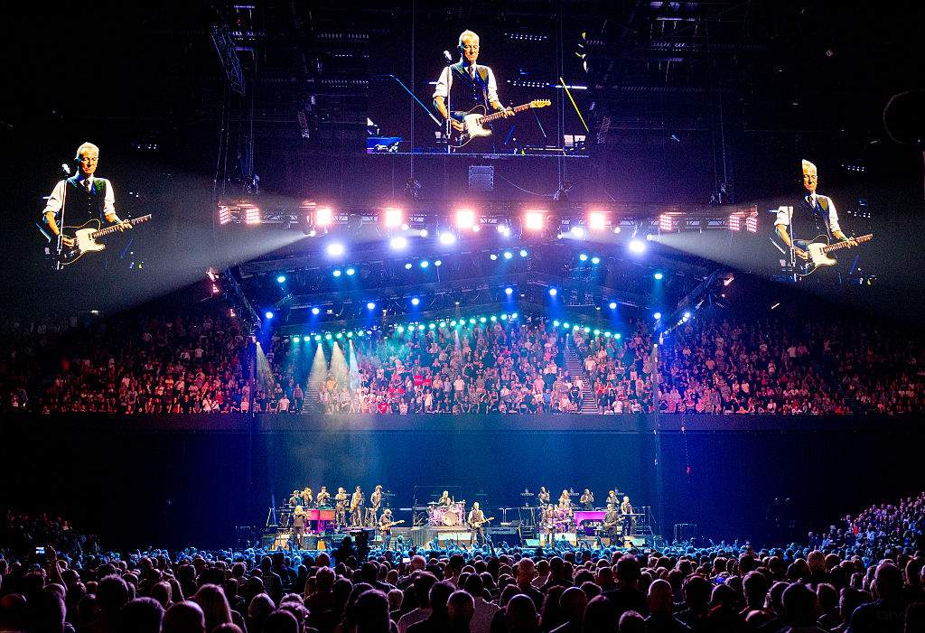 Bruce Springsteen and The E Street Band perform during the first night of his 'The Land of Hopes and Dreams' tour at Co-op Live on May 14, 2025 in Manchester, England.
