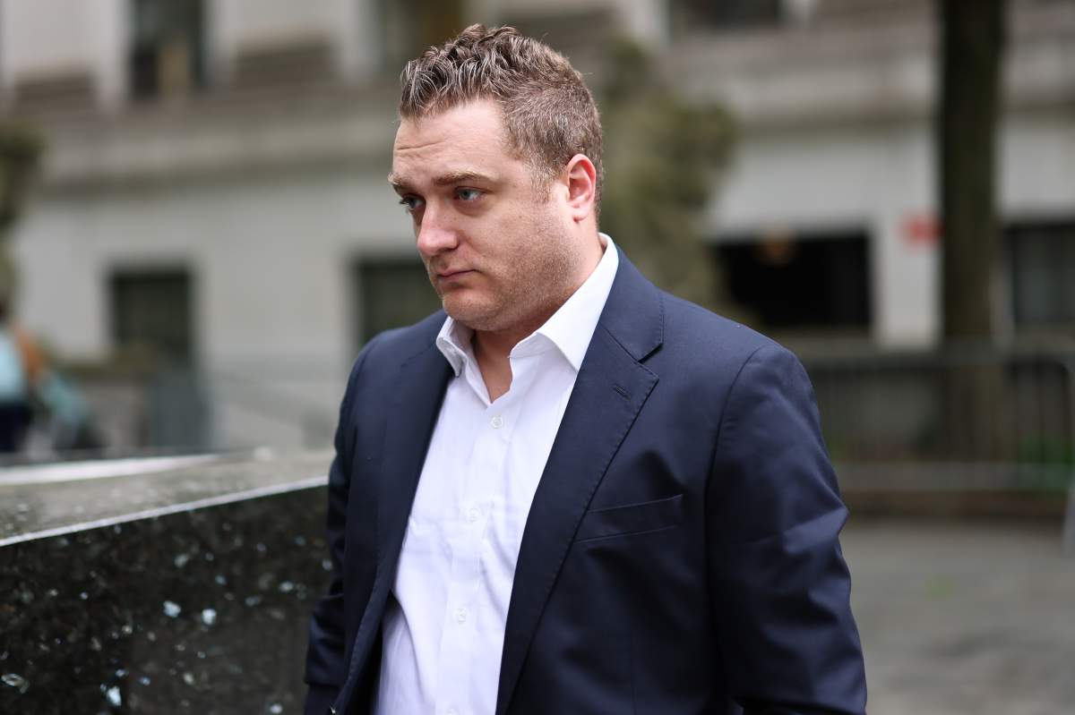 Former employee George Kaplan arrives for Sean 'Diddy' Combs sex trafficking trial at Manhattan Federal Court on May 21, 2025 in New York City.