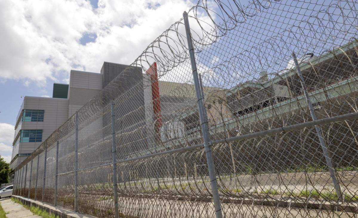 The Orleans Parish jail is pictured in New Orleans on Friday, May 16, 2025.