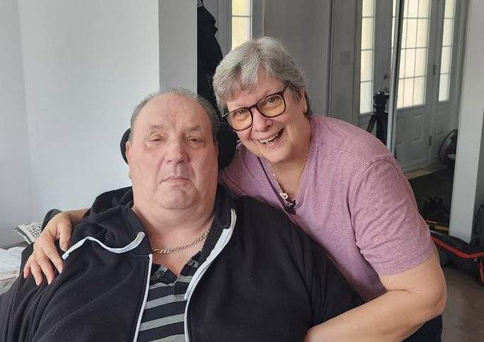 Normand Meunier is pictured with his partner of 25 years, Sylvie Brosseau. A public inquiry is now examining the circumstances surrounding his death.