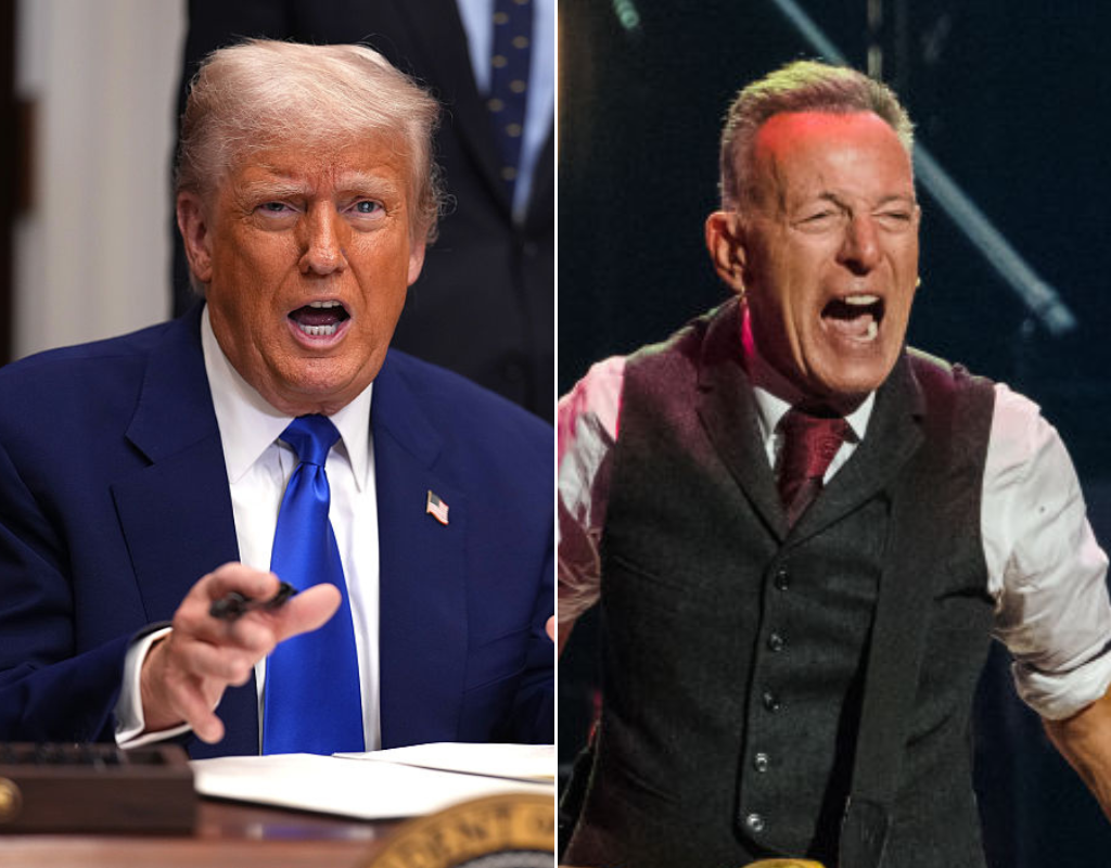 Donald Trump and Bruce Springsteen are clearly not fans of each other.