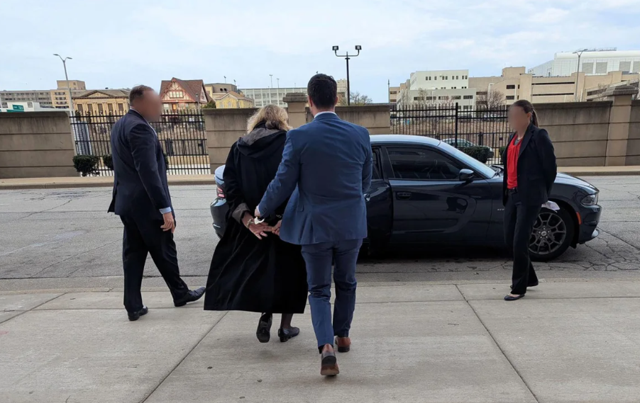 FBI Director Kash Patel posted a picture on X of Judge Hannah Dugan, the Milwaukee County Circuit judge who was arrested by the FBI on Friday, April 25, 2025. He later deleted the post.