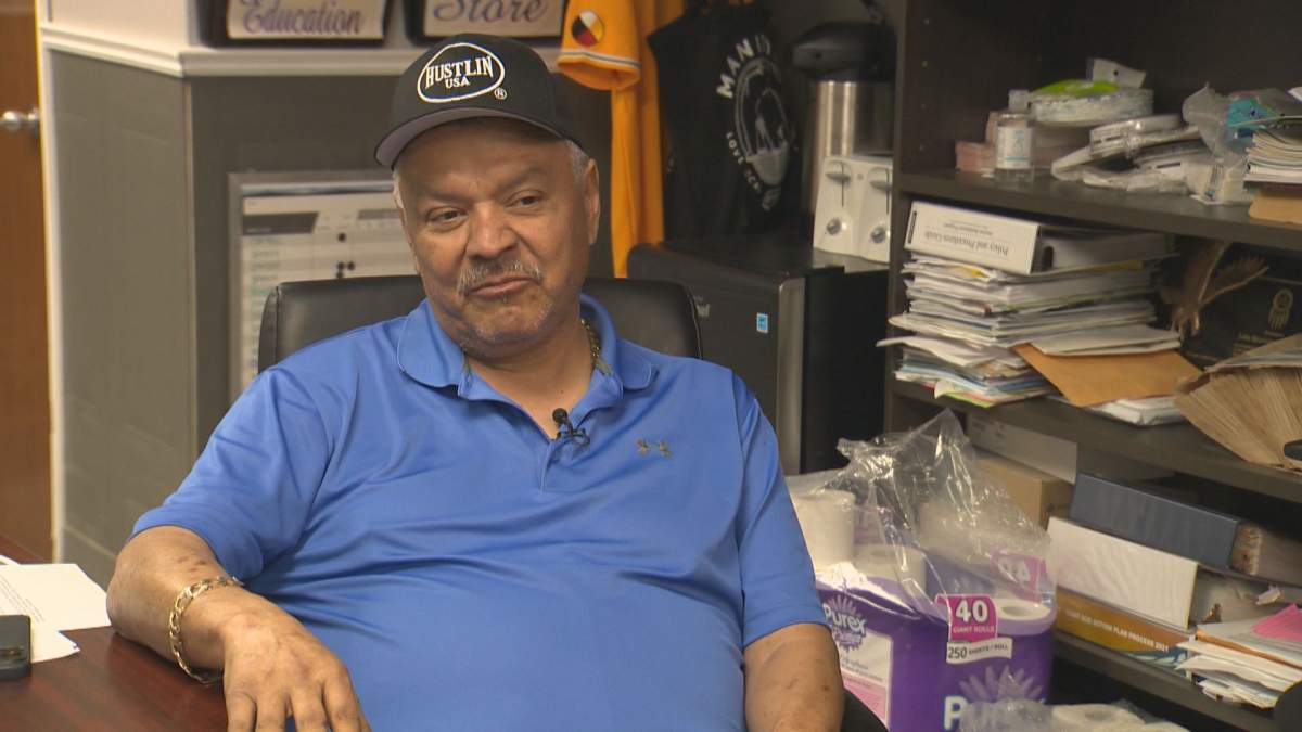 Lake Manitoba First Nation Chief Cornell McLean.