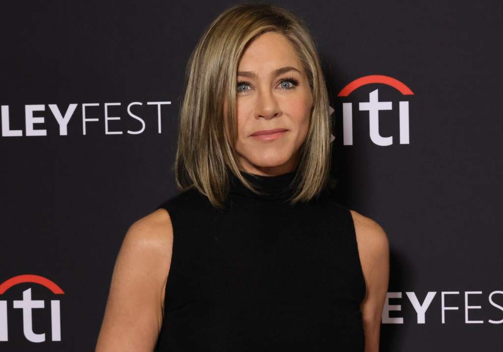 Jennifer Aniston arrives at PaleyFest LA 2024 - 'The Morning Show' at Dolby Theatre on April 12, 2024 in Hollywood, California.