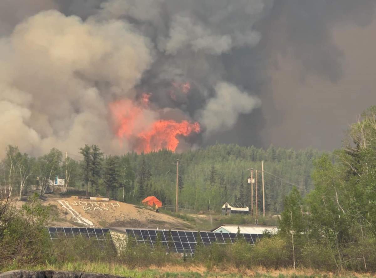 Residents of the northern Saskatchewan community of Pelican Narrows are amongst the residents of 16 communities have been forced to flee the growing number of wildfires.
