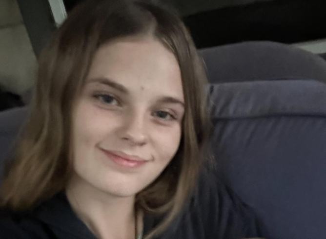 A recent photo of Phoebe Bishop, shared to Facebook by her mother.