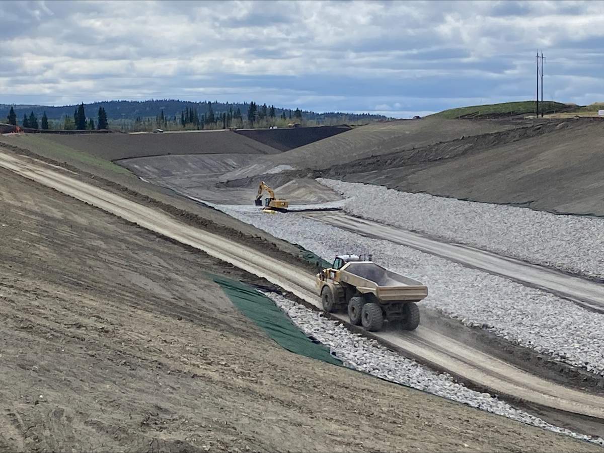 The Springbank off-stream reservoir, built upstream from the city of Calgary, is designed to help protect the city from any future flooding along the Elbow River.