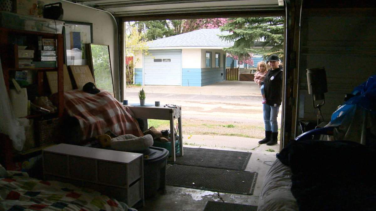 Following the fire, Regan and her husband Shawn have been living in their garage and their children have been staying with friends while the family struggles to find a new place to live.