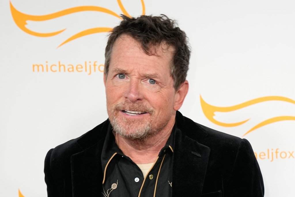 Michael J. Fox arrives at A Country Thing Happened On The Way To Cure Parkinson's in Nashville, Tenn., on April 26, 2023.