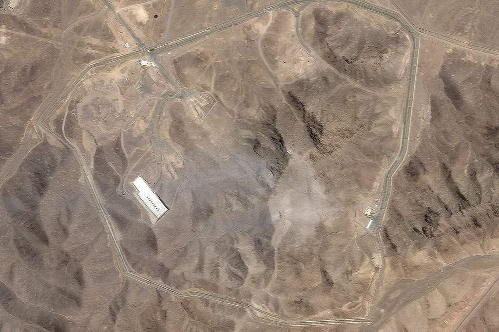 This satellite picture by Planet Labs PBC shows Iran's underground nuclear enrichment site at Fordo after a U.S. airstrike targeted the facility Sunday, June 22, 2025.