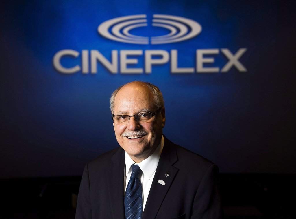 Ellis Jacob, president and chief executive of Cineplex Entertainment, poses for a photograph after the company's annual general meeting in Toronto on Wednesday, May 17, 2017. 