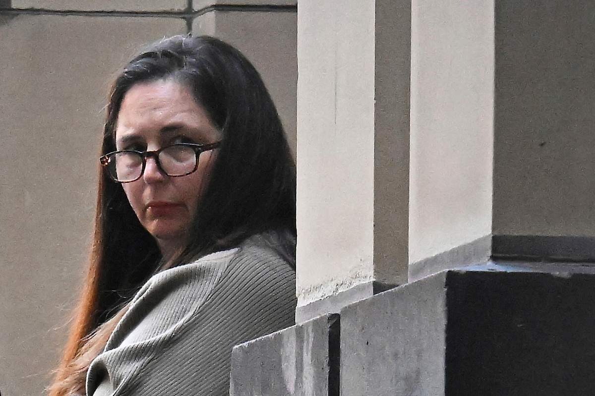 Erin Patterson, the woman accused of serving her ex-husband's family poisonous mushrooms, is photographed in Melbourne, Australia, on April 15, 2025.