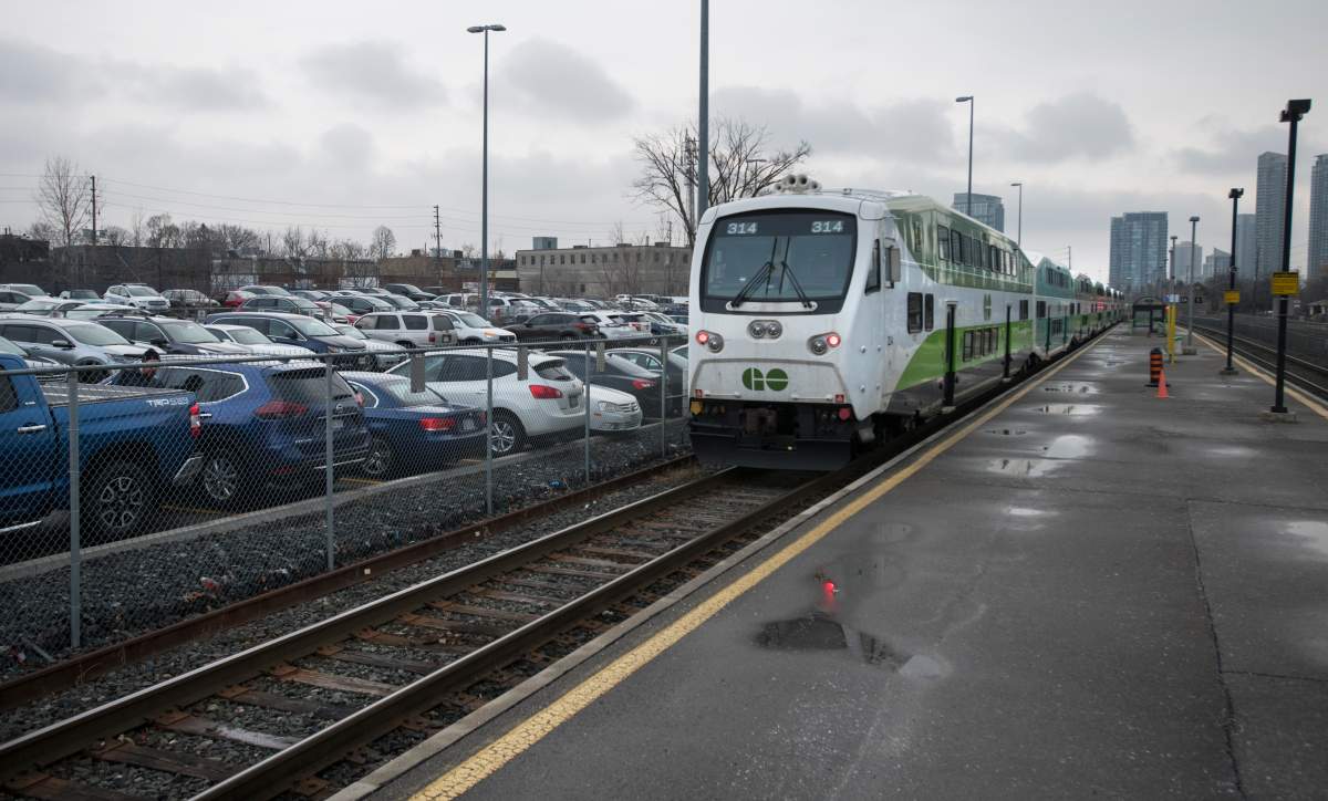 Metrolinx says a person was struck by a GO train east of Guelph, triggering significant delays and cancellations on the Kitchener Line.