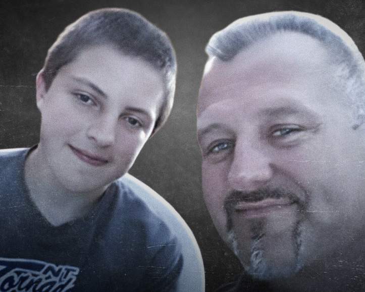The last photo Dan Hartman took with his son Sean Hartman before his sudden unexplained death