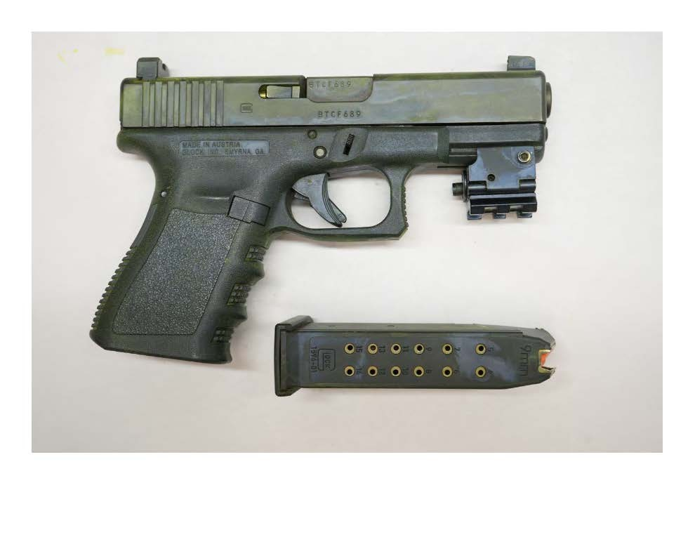 Firearms seized in Project Yankee investigation.