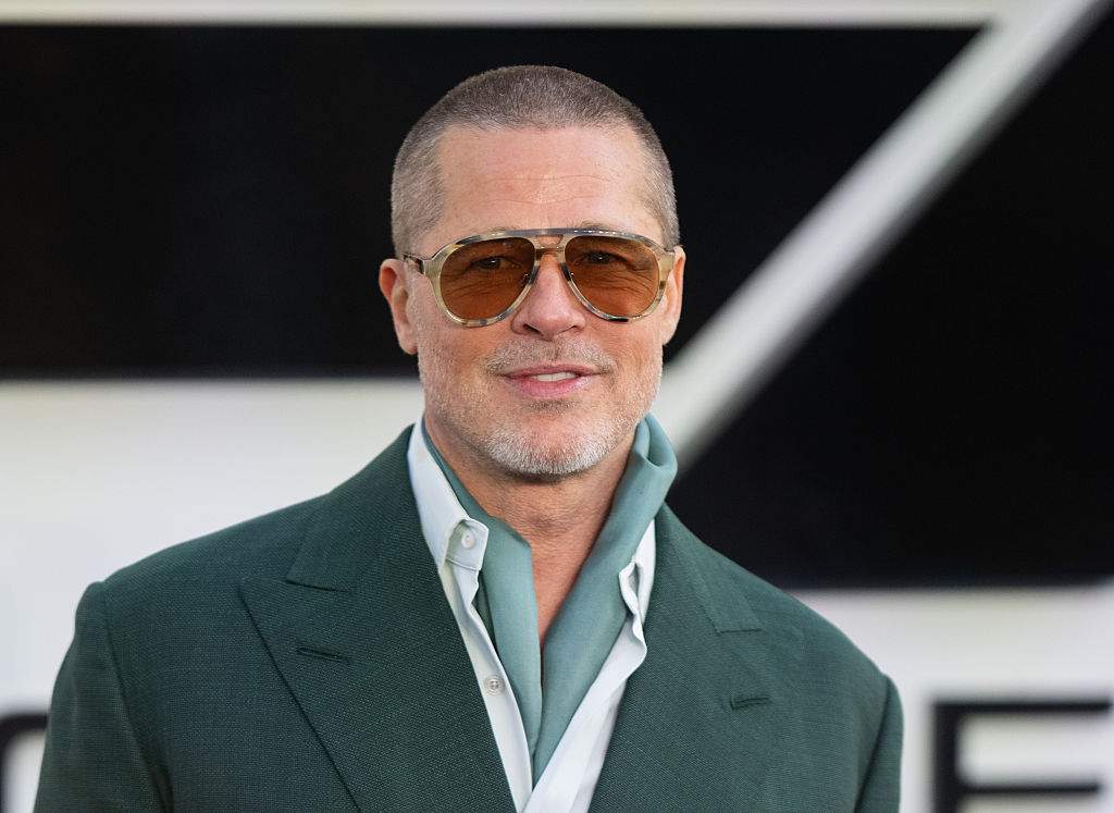 Brad Pitt attends the "F1: The Movie" European Premiere at Cineworld Leicester Square on June 23, 2025 in London, England.
