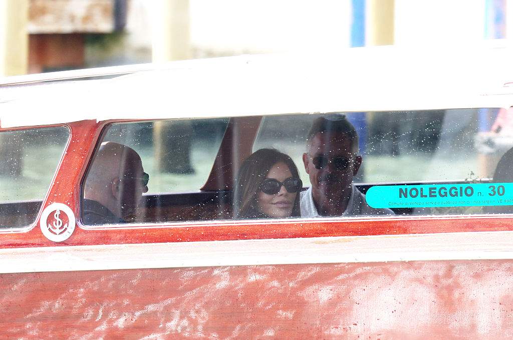 Lauren Sanchez and Jeff Bezos are seen in Venice days before their wedding.